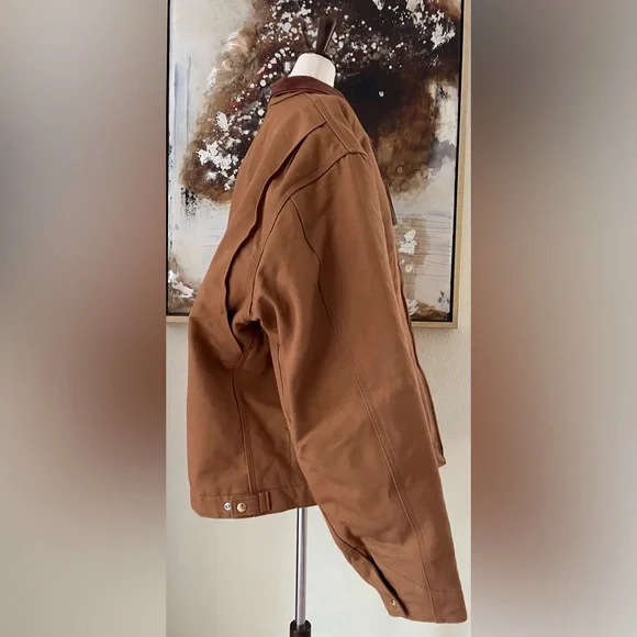 Vintage RARE Carhartt blanket lined Duck Detroit jacket size 3XL Tall BNWT~ - Picture 2 of 13